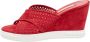 Casadei Pre-owned Suede sandals Red Dames - Thumbnail 1