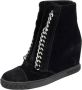 Casadei Pre-owned Suede sneakers Black Dames - Thumbnail 1