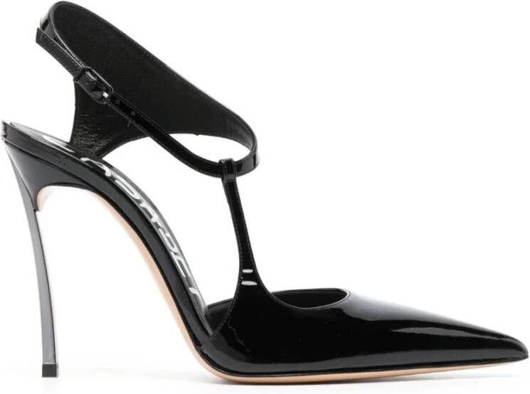 Casadei Glanzende pumps met 'Super Blade Melody' Zwart Dames