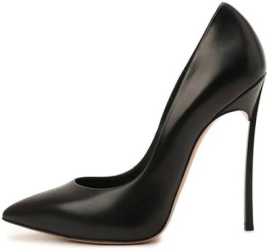 Casadei Zwarte platte schoenen Black Dames