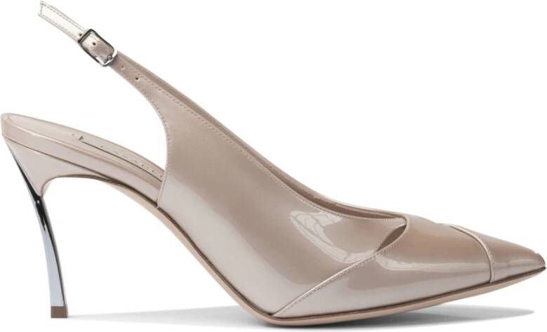 Casadei Roze Pumps Samurai Blade Stijl