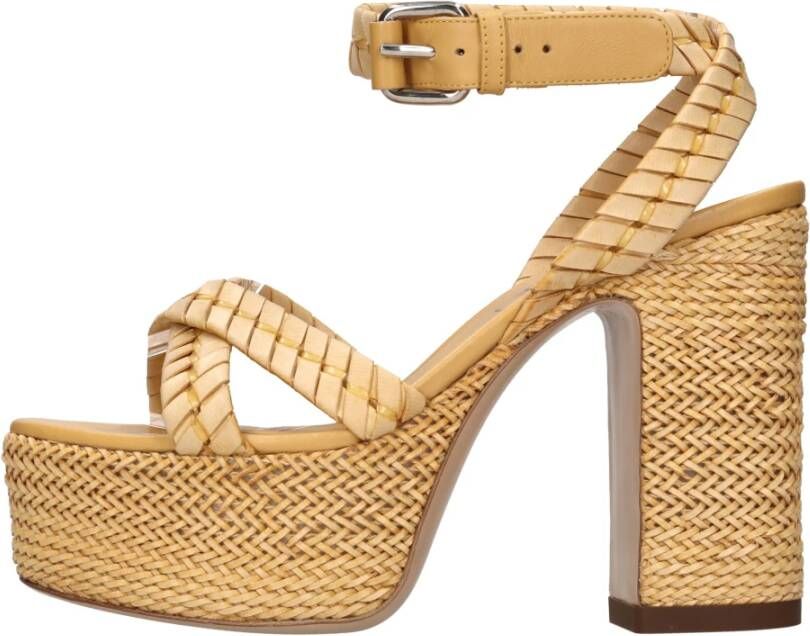 Casadei Sandalen Geel