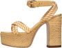 Casadei Sandalen Geel - Thumbnail 1
