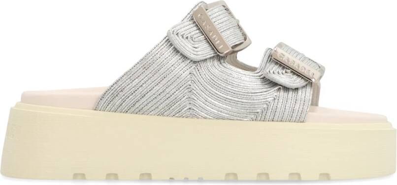 Casadei Sandalen met gespsluiting en chunky zool