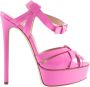 Casadei Taffa4207 Sandalen met Hak Pink Dames - Thumbnail 1
