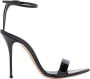 Casadei Zwarte lakleren hoge hak sandalen Black Dames - Thumbnail 1