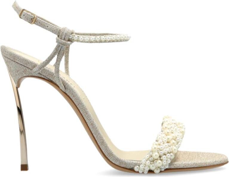 Casadei Sandalettes met parelapplicaties