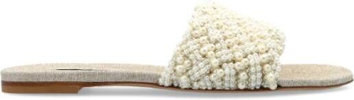 Casadei Slippers met Parelversieringen