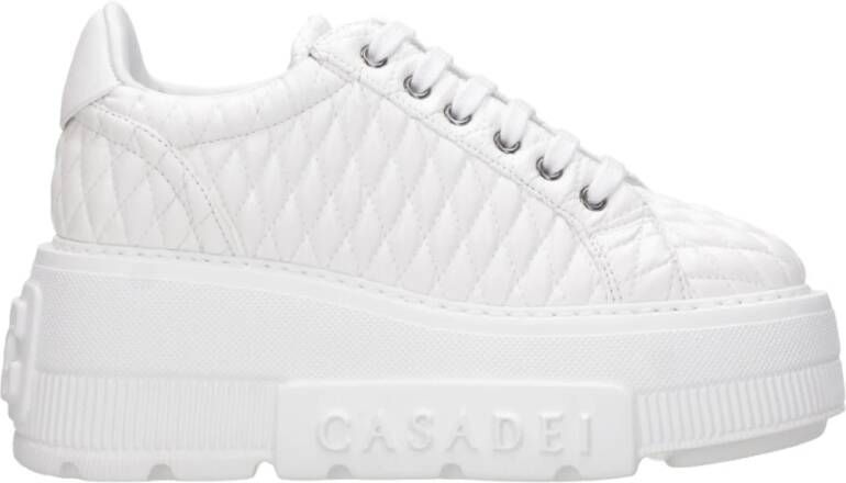 Casadei Matelassé Nexus Onderkant Sneaker White Dames