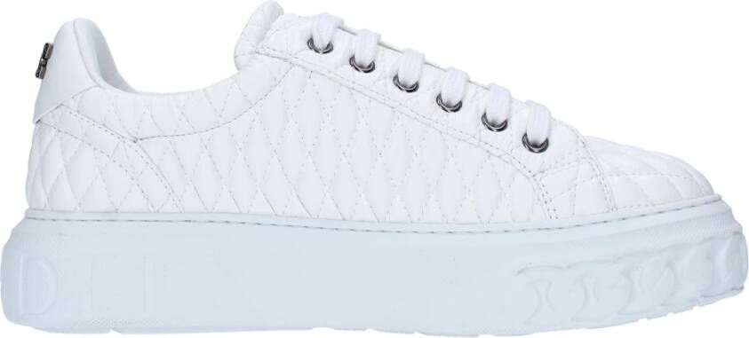 Casadei Gewatteerde sneakers White Dames
