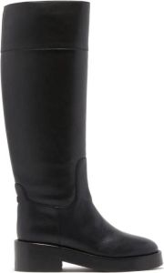 Casadei Stijlvolle Leren Winterlaars Zwart Dames
