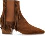 Casadei Suède enkellaarsjes met hak Brown Dames - Thumbnail 1