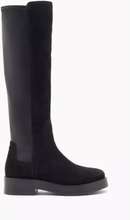 Casadei Suède Laarzen Black Dames