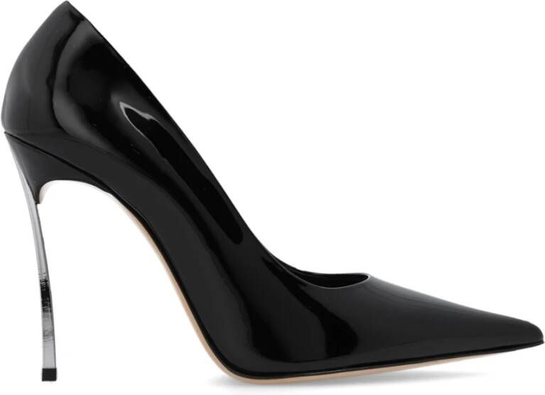 Casadei Super Blade glanzende stiletto pumps Zwart Dames