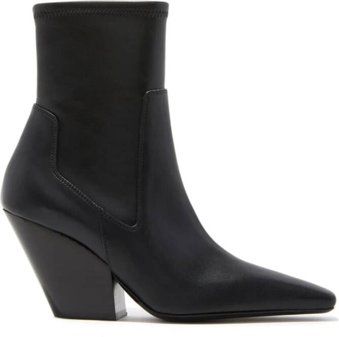 Casadei Vrouwelijke Texaanse Enkellaars Black Dames