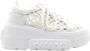 Casadei Witte geweven sneakers met stro-effect - Thumbnail 1