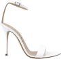 Casadei Witte sandalen van lakleer met transparant detail - Thumbnail 1