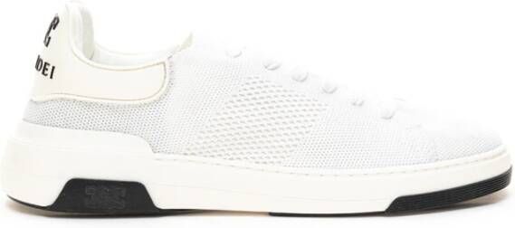 Casadei Witte Stoffen Sneaker White Dames