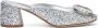 Casadei Zilveren Glitter Muiltje met Kristallen Ring Gray Dames - Thumbnail 1