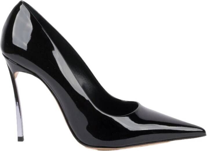 Casadei Super Blade glanzende stiletto pumps Zwart Dames