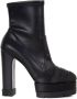 Casadei Zwarte Hoge Hakken Laarzen Black Dames - Thumbnail 1