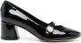 Casadei Zwarte lakleren schoenen met parelversiering Black Dames - Thumbnail 1