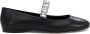 Casadei Zwarte Leren Ballerina's Elegante Schoenen - Thumbnail 1