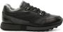 Casadei Zwarte leren sneaker met wollen binnenkant Black Heren - Thumbnail 1