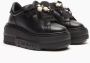 Casadei Zwarte Sneakers met 5 cm zool - Thumbnail 1