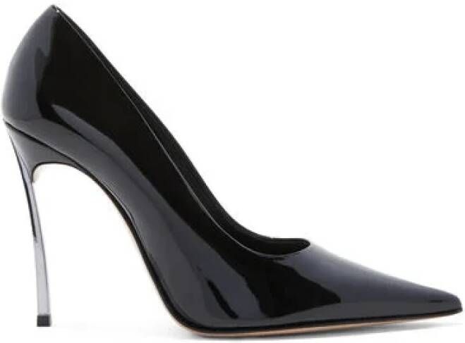 Casadei Zwarte Vernice Pumps met Hak