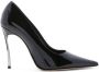 Casadei Zwarte Vernice Pumps met Hak - Thumbnail 1