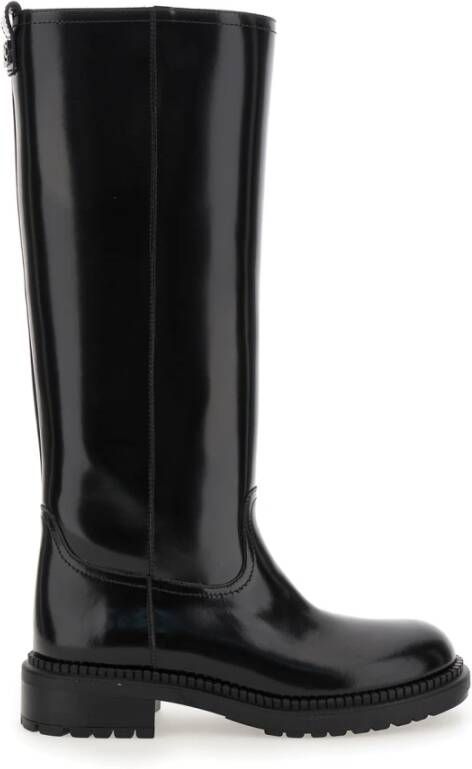 Casadei Zwarte Wizz+Cch Laarzen