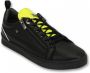 Cash Money Heren Sneakers Maximus Black Yellow CMS97 Zwart Maten: - Thumbnail 2