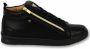 Cash Money Heren Sneaker Bee Black Gold V2- CMS98 -Zwart Maten: - Thumbnail 2