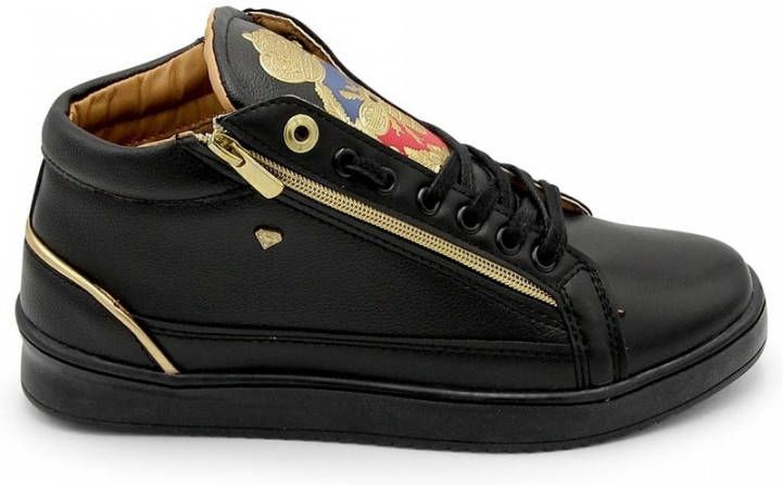 Cash Money Heren Sneakers Prince Full Black CMS98 Zwart Maten: