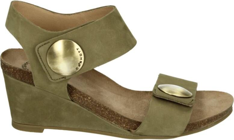 Ca'shott 61200370~~~~~~~~~~~~~~~~~~~~~~ Sandalen met hak Groen