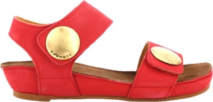 Cashott Shoes Red Dames