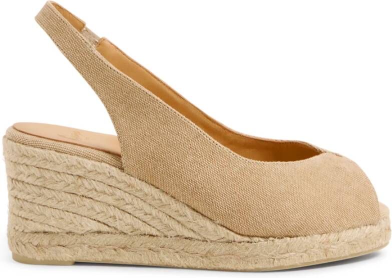 Castañer Barbara 6 002 7 cm Sleehakken Beige Dames