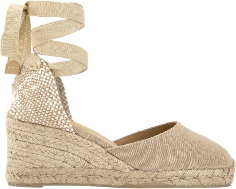 Castañer Beige Espadrille Sandalen Beige Dames