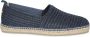Castañer Blauwe geweven raffia espadrilles Blue Heren - Thumbnail 1