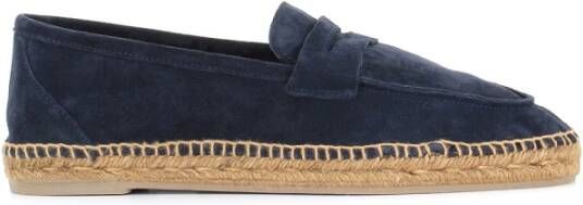 Castañer Blauwe Suède Espadrilles met Masker