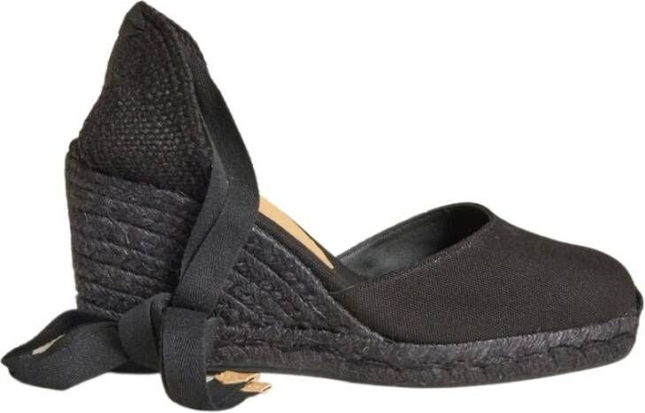 Castañer Carina C Espadrilles Modieuze en Comfortabele Sleehakken Black Dames