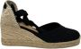 Castañer Zwarte Espadrille Sneakers met Enkelveters Black Dames - Thumbnail 19