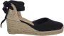 Castañer Zwarte Espadrille Sneakers met Enkelveters Black Dames - Thumbnail 20