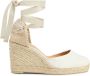 Castañer Verhoog je zomerse stijl met hoge hak sandalen White Dames - Thumbnail 1