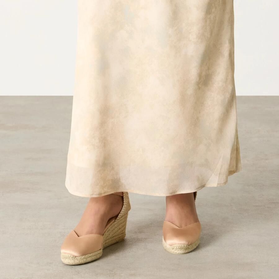 Castañer Alpargata MET 7 CM Sleehak Beige Dames - Foto 2