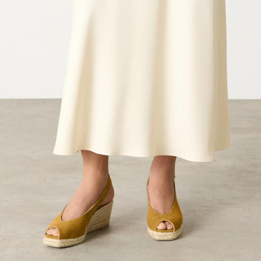 Castañer Espadrille MET 7 CM Wighak Yellow Dames - Foto 2