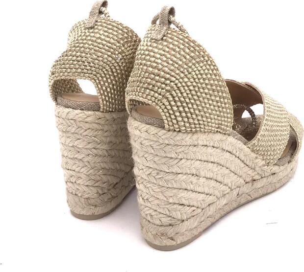 Castañer Sleehakken MET 9 CM HAK Yellow Dames