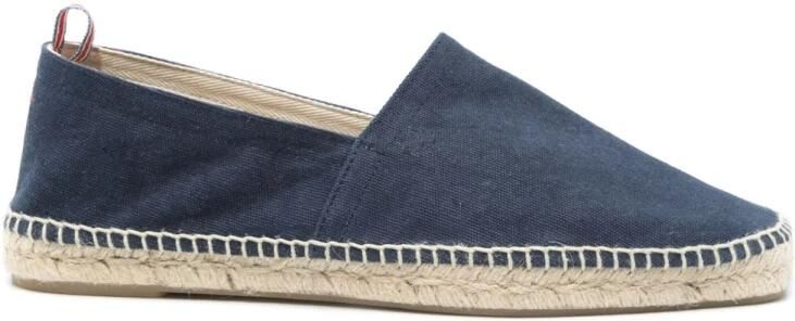 Castañer Blauwe Platte Oxford Schoenen Jute Zool