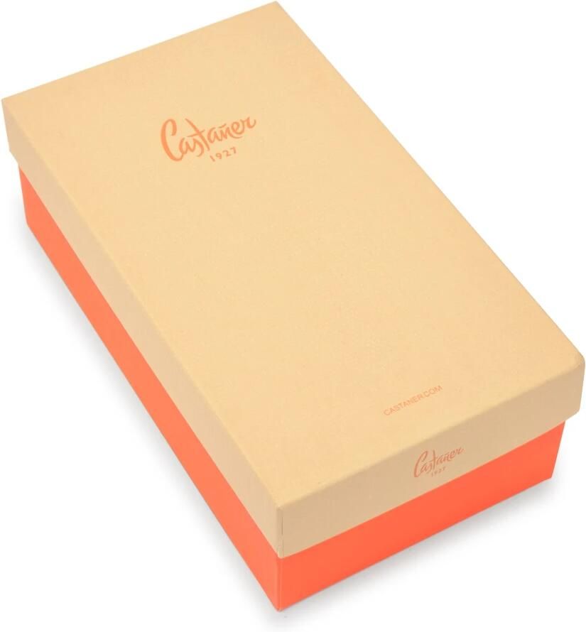 Castañer Carina -katoenen espadrilles met striksluiting en 5 cm sleehak. - Foto 2